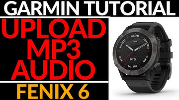 How to Upload Music to Your Fenix 6 - MP3, Podcast, Audiobook