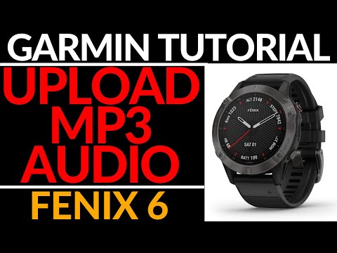 How to Upload Music to Your Fenix 6 - MP3, Podcast, Audiobook