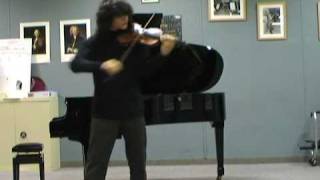 Presto from the G minor violin sonata by Bach. Pavel Guerchovitch