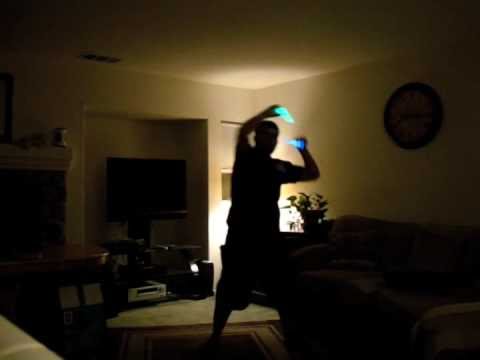 Merlin Freehand Glowsticking Practice 10/09