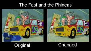 Every Phineas And Ferb: Spot The Diff Changes (Side By Side Comparison)