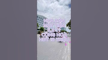 Nhà bán mặt tiền Cộng Hoà chỉ hơn 5 tỷ rẻ nhất tuyến đường hiện tại quận Tân Bình#nhamatpho #shorts