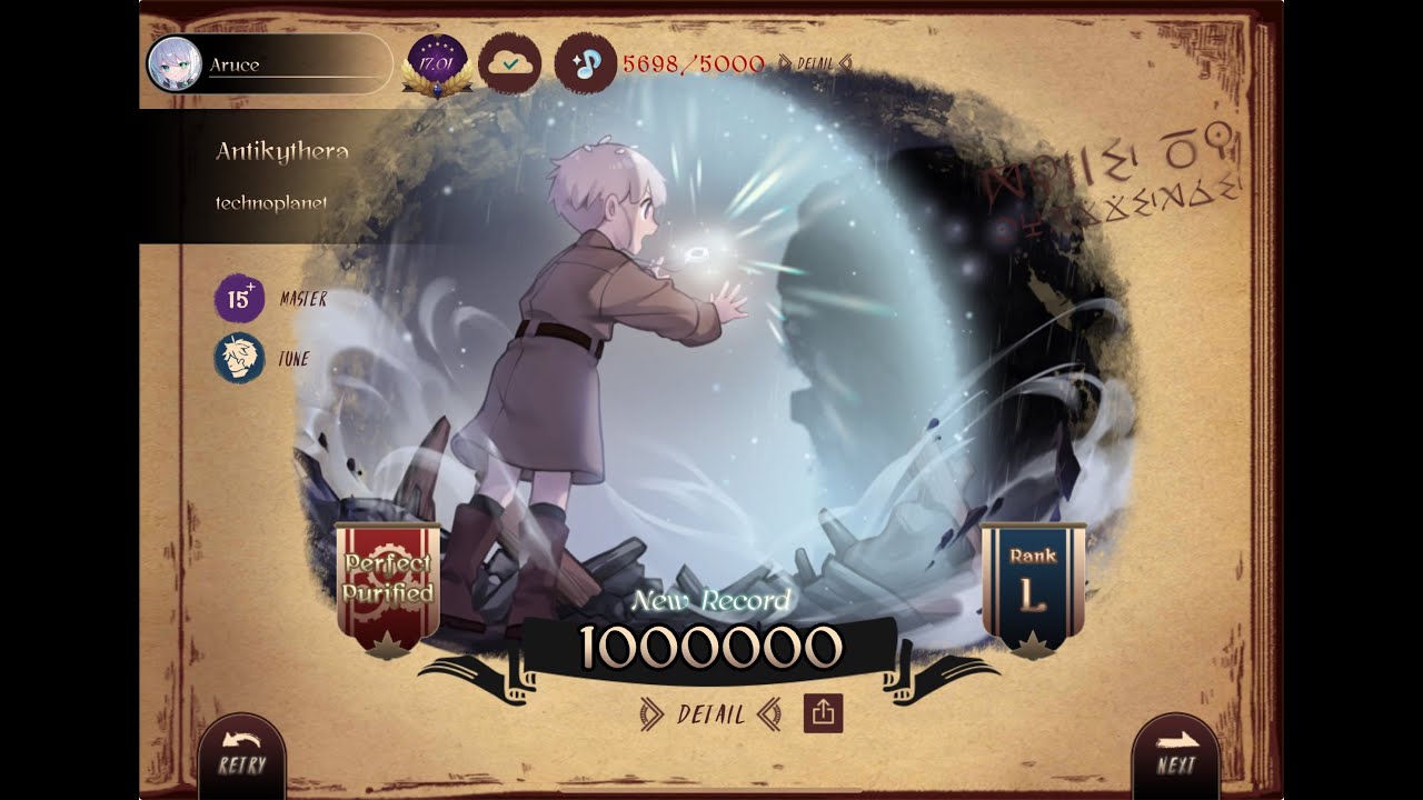 [Lanota] Antikythera (Master 15+) Perfect Purified!!!