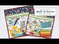 How to make june tailor quilt as you go project bags  a shabby fabrics tutorial