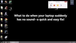 What to Do When Your Computer (Laptop) Suddenly Has No Sound Fast Fix
