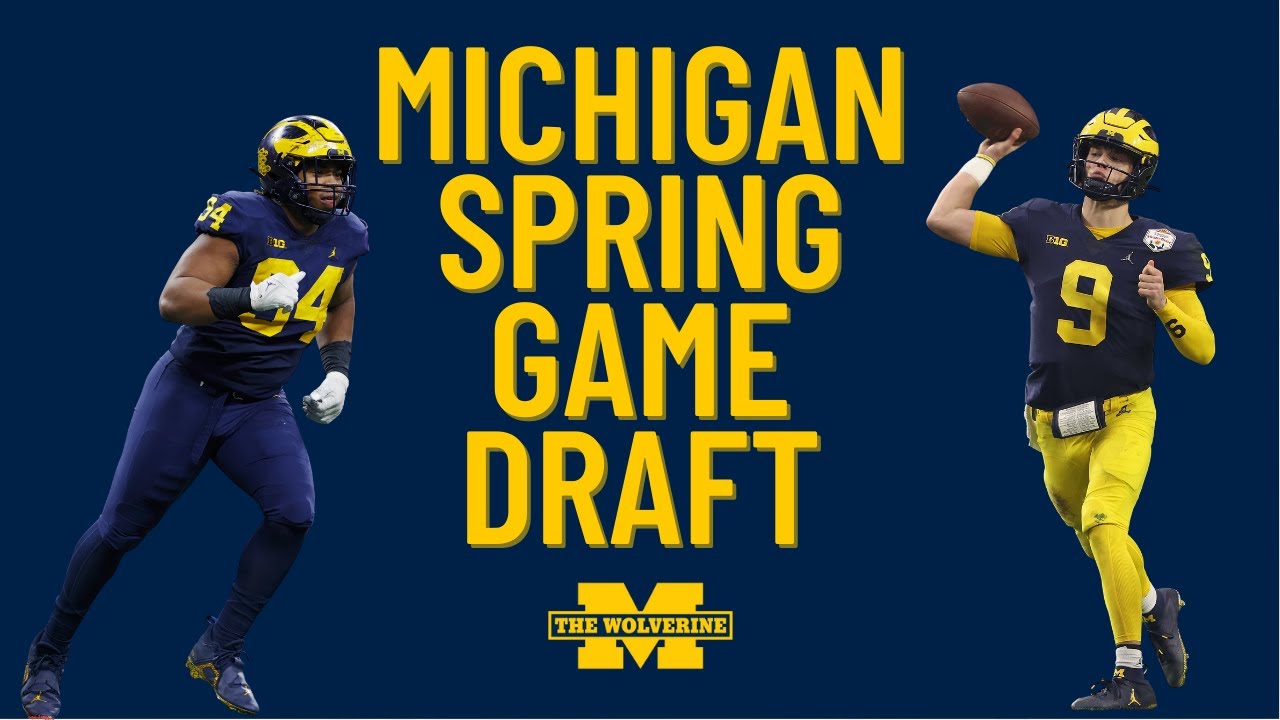 Michigan Football Mock Spring Game Draft 2023 The Wolverine Win Big
