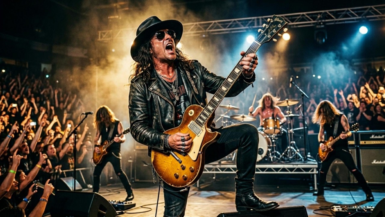 Led Zeppelin, Deep Purple, ZZ Top, ACDC, Jimi Hendrix 🔥 High Energy Blues Rock Guitar & Gritty Voice