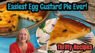 My Favorite Go To Easy EGG CUSTARD for 4 to 6 | Raisins Optional