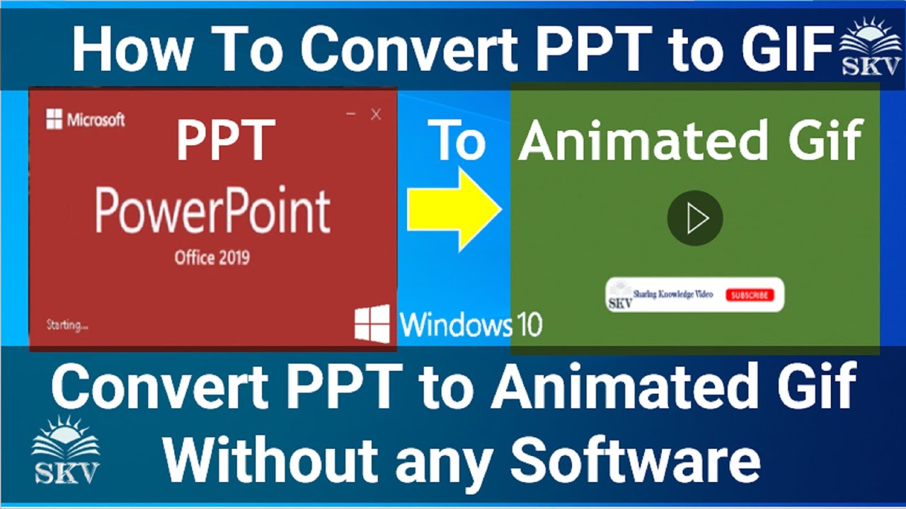 Convert PowerPoint to Animated GIF