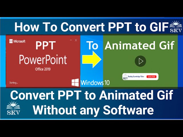 Convert PowerPoint to Animated GIF