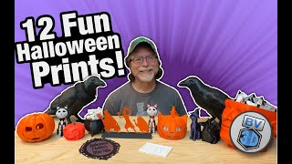 12 Fun Halloween Things to 3D Print! - YouTube