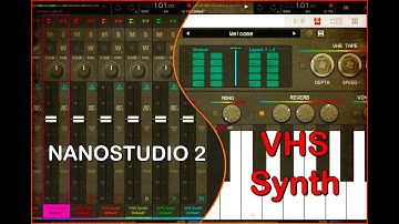 VHS Synth & NanoStudio 2 - Let’s Make A Retro 80s Synthwave Track