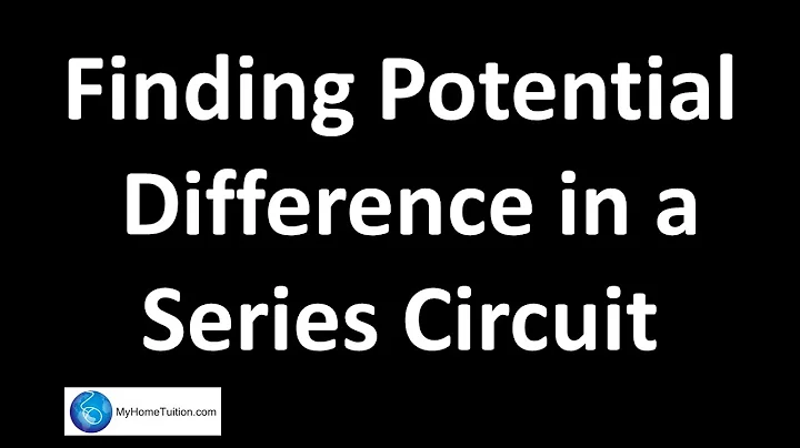 Finding Potential Difference in a Series Circuit | Electricity | Physics