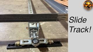Cargo Trailer Conversion, Slide Track!