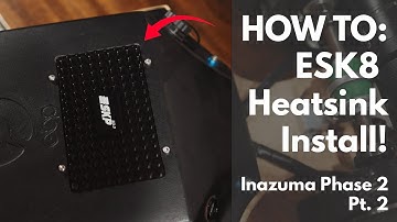 How to: Esk8 Heatsink Install & 18s Prep ! - (Inazuma 稲妻: Phase Two - Pt. 2)