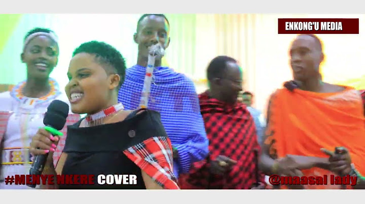 MENYE NKERA COVER BY MAA FINEST FT MASAI LADY..DURING EMASA GRADUATION AT DODOMA