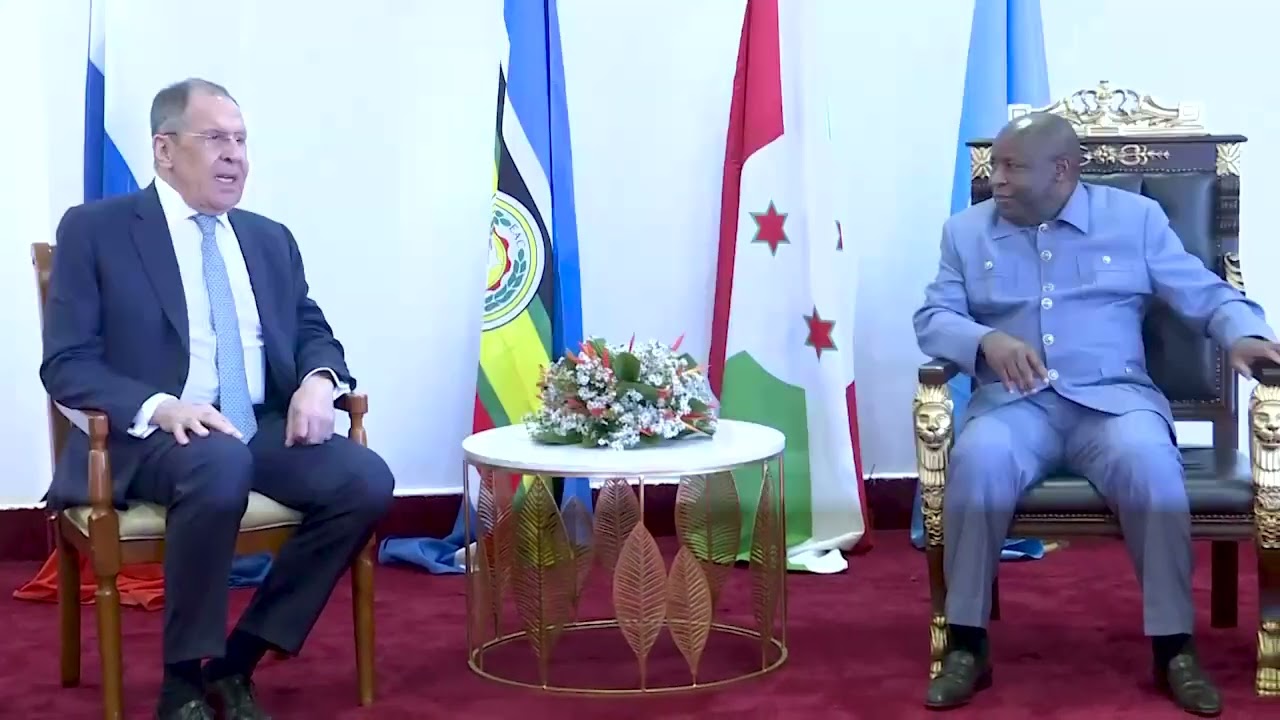 С.Лавров и Э.Ндайишимие, Бужумбура, 30 мая 2023 года