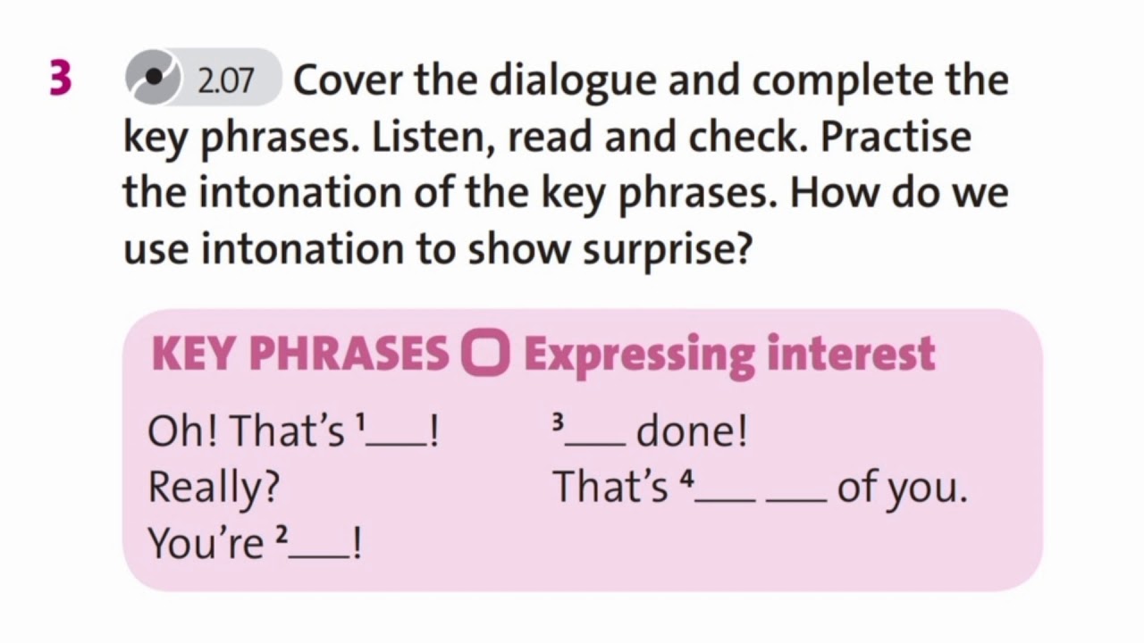 English Plus 7. Module 4.Expressing interest Ex 3 p 56 - YouTube