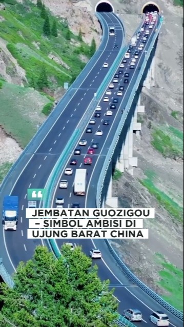 Guozigou Bridge – A Symbol of Ambition in China’s Far West 🌉