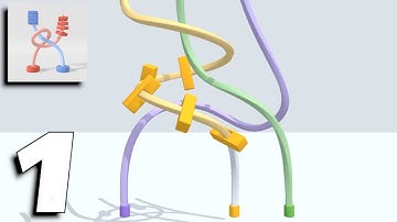 Twisted Rods - Gameplay Part 1 Levels 1-33 (Android, iOS)