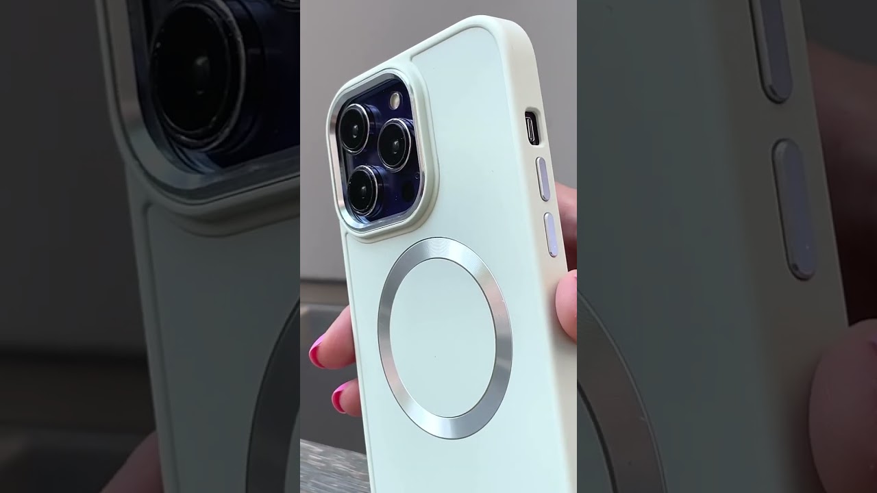TPU чехол Bonbon Metal Style with MagSafe для Apple iPhone 13 Pro (6.1") Голубой / Mist Blue