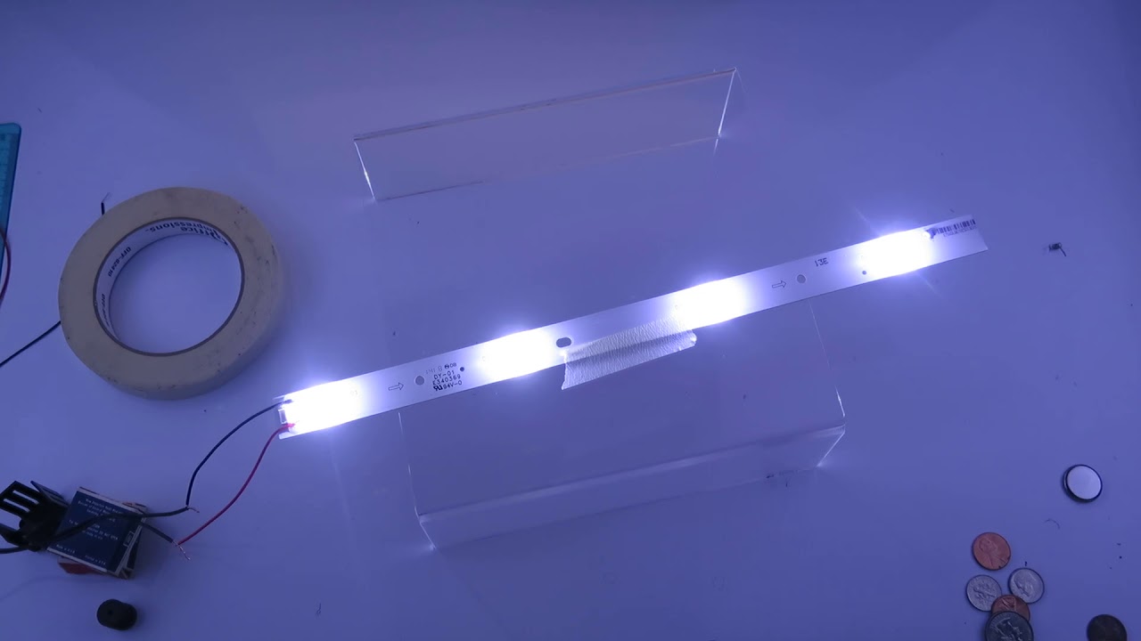 G24855 12VDC 14" 4 white LED Bar YouTube