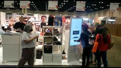 Interactive Trade Show Kiosks at Vision Expo East