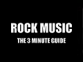 ROCK MUSIC.  THE 3 MINUTE GUIDE