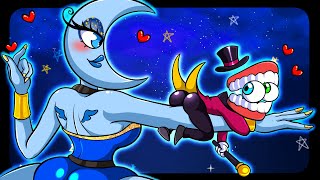Caine & Moon Go On A Date 💙🌙  | CAINE Love Story {THE AMAZING DIGITAL CIRCUS} Animation