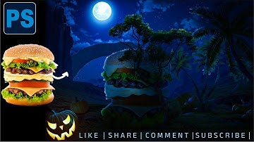 Burger manipulation in photoshop | speed art| photoshop tutorial 2023