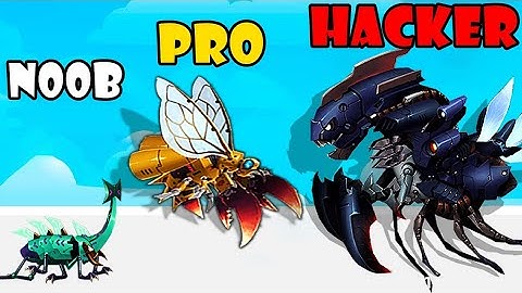 NOOB vs PRO vs HACKER - Insect Evolution Part 607 | Satisfying Games (Android,iOS)