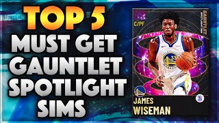 TOP 5 FREE GAUNTLET SPOTLIGHT SIM CARDS THAT YOU SHOULD GET FIRST IN NBA 2K21 MyTEAM