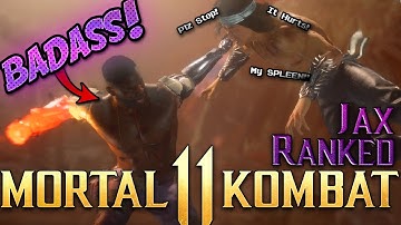 JAX IS TOO BADASS!! | Mortal Kombat 11 Online Ranked | 