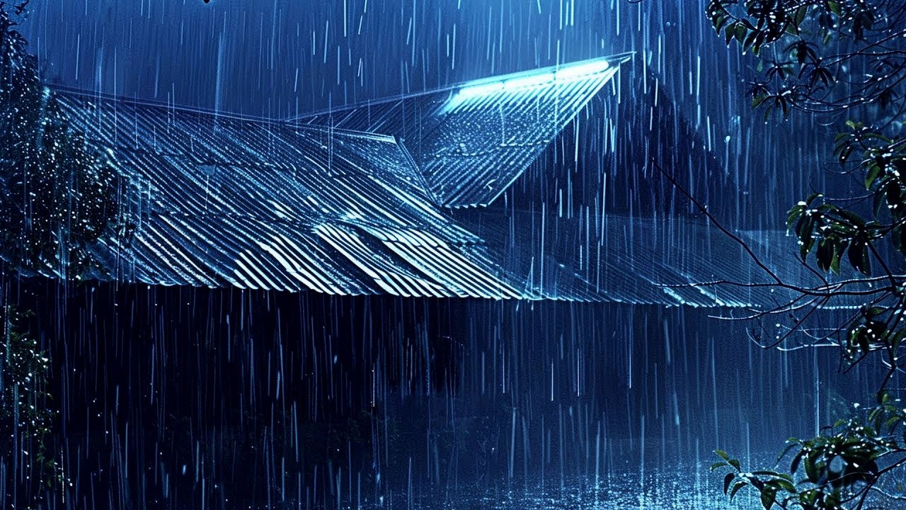 Rain Sounds No Ads for Sleep - Rain and Thunder Sounds ASMR