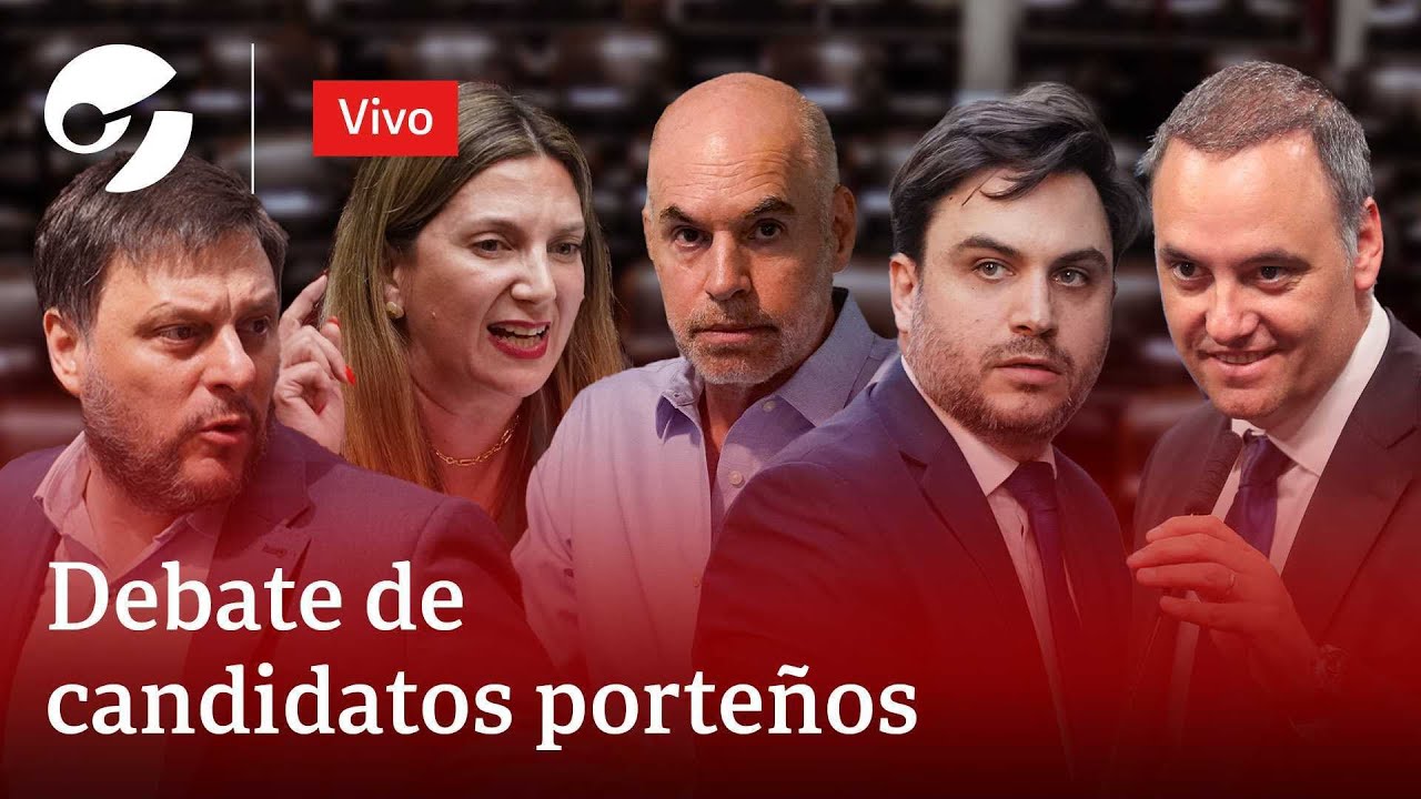 EN VIVO: EL DEBATE DE LOS CANDIDATOS A LEGISLADORES DE CABA