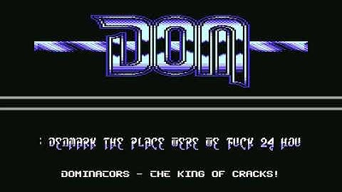 DOM! The Dominators Intro 010 ! Commodore 64 (C64)