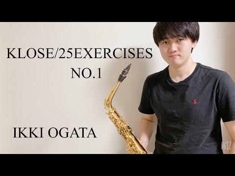h.クローゼ：サクソフォンのための25の日課練習-第１番-allegro-/-h.klose-:-25-exercices-journaliers-pour-saxophones-no.1