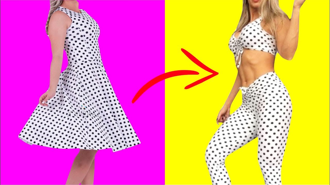 9 TRANSFORMAÇÕES INCRÍVEIS! MANEIRAS CRIATIVAS DE REUTILIZAR ROUPAS VELHAS 2 | IDER ALVES