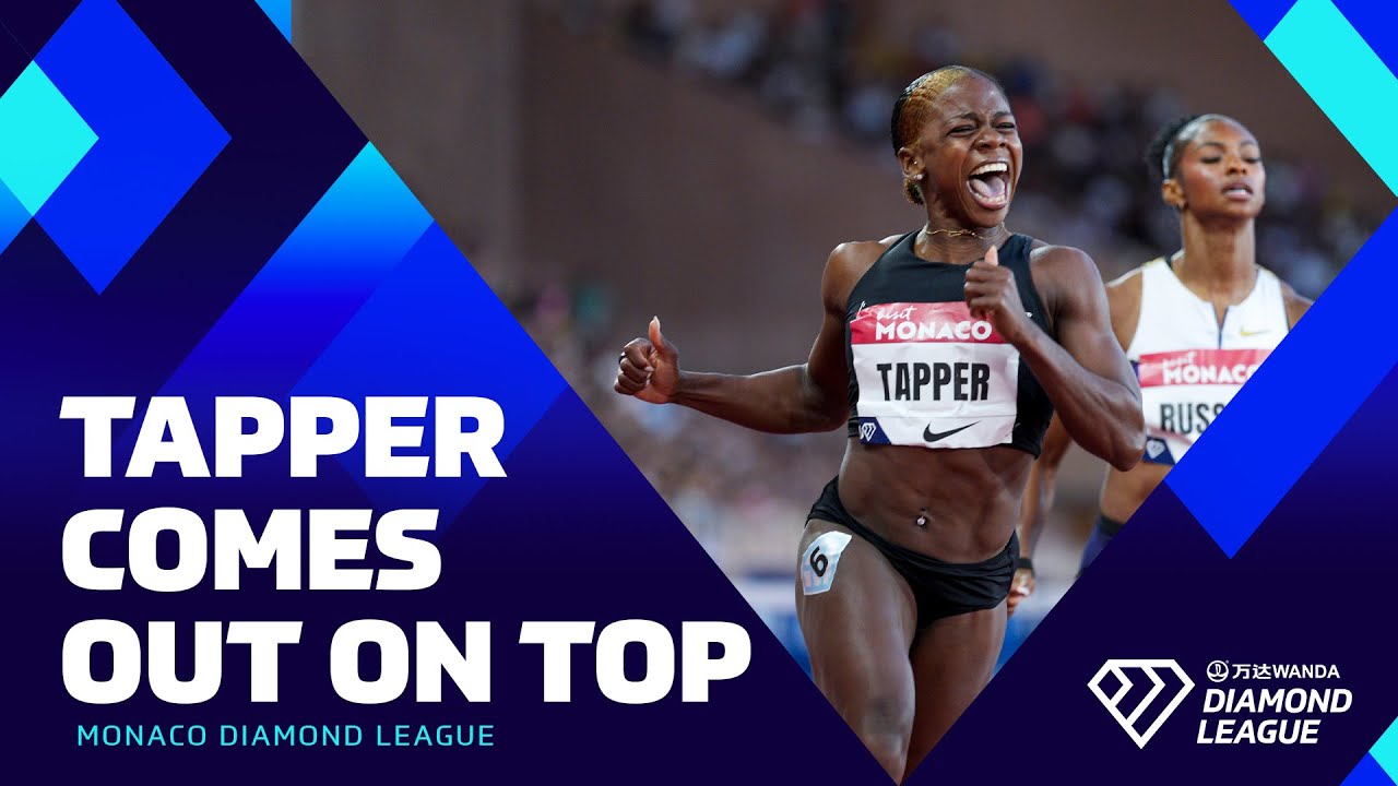 Tapper defeats stacked 100m hurdles in Monaco with 12.34 | Wanda Diamond League