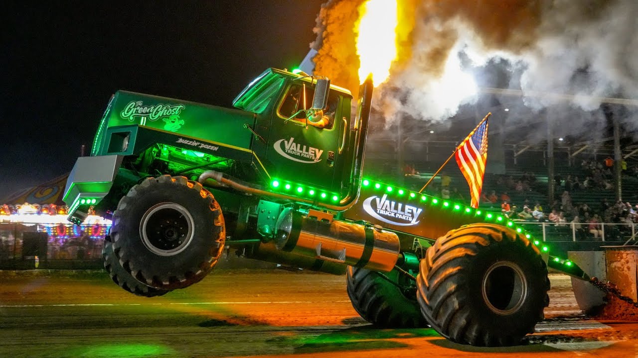 EPIC Semi Pulling 2025! Marshall, Michigan SEMI Truck Pulling all semi classes Calhoun County Fair