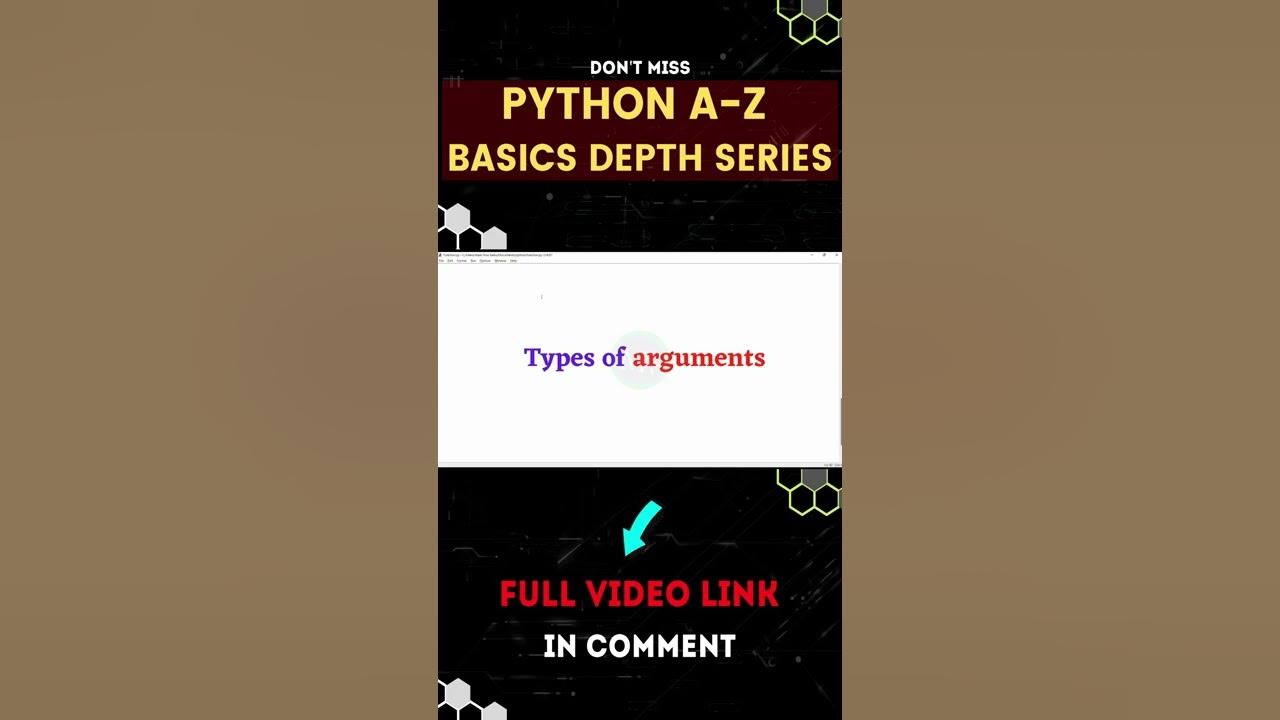 Arguments vs Parameters & Types of Arguments In #python #telugu | # ...
