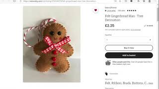 Shop Small: Affordable Handmade Etsy Christmas Tree Ornament and Décor