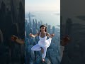 Daring Yoga On Highest Top #yogashorts #yogadare #shorts