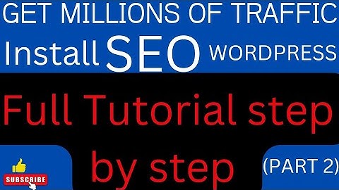 WORDPRESS SEO (Part 2) #installwordpress #wordpresstutorial #installseowordpress