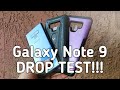 Galaxy note 9 drop test with youmaker cases