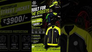 Level 2 riding jacket @3900 only Ready #riderkick  for every ride.🏍️Motowear Street Jacket