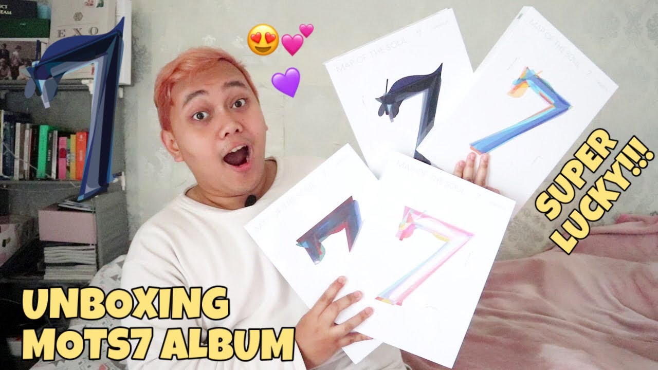 UNBOXING BTS MAP OF THE SOUL 7 ALBUM SET!!! [Bahasa Indonesia]