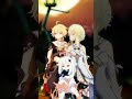 [Genshin Impact MMD] Aether, Lumine, Paimon #shorts