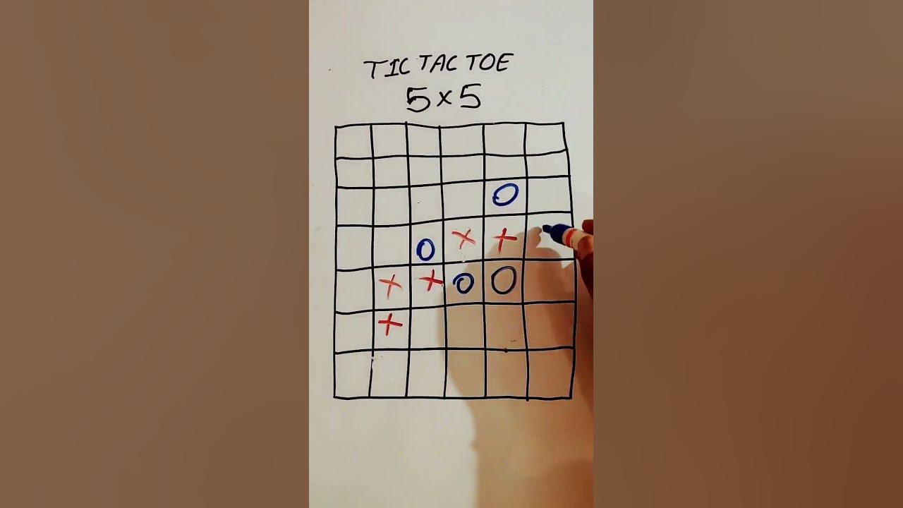 Tic Tac Toe 5x5  Shorts 1 