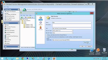 How to Set up a Web Service in Cherwell